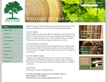 Tablet Screenshot of deepinwood.co.uk